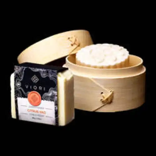 Rice Water Shampoo & Conditioner Bar w/ Bamboo Holder