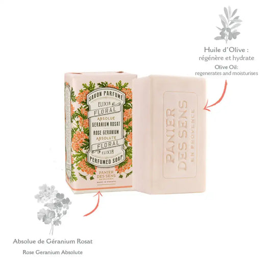 South of France Rose Geranium Soap - Soaps